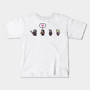 Pixel Gladio Love Kids T-Shirt